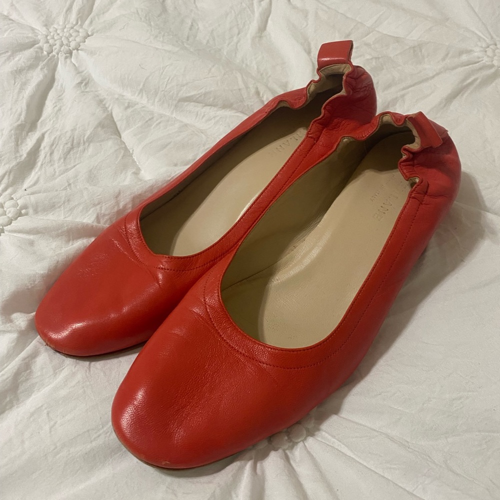 Everlane Orangey-red Day Heel